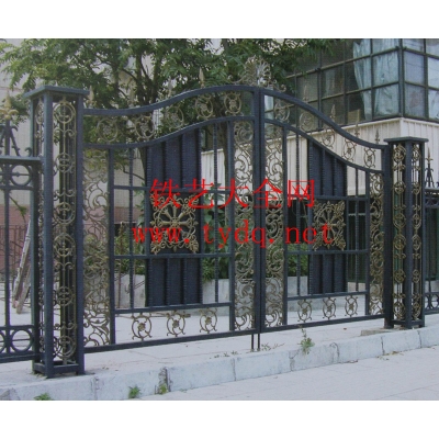 Wrought iron gates